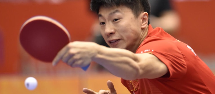 Un joueur chinois de Tennis de Table