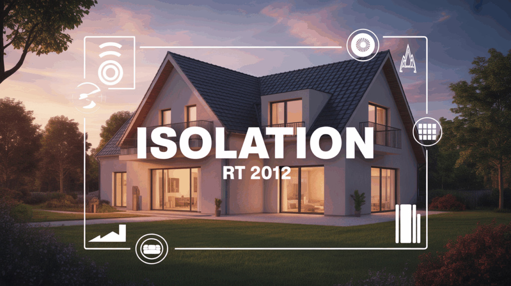 infographie isolation rt2012 schéma maison