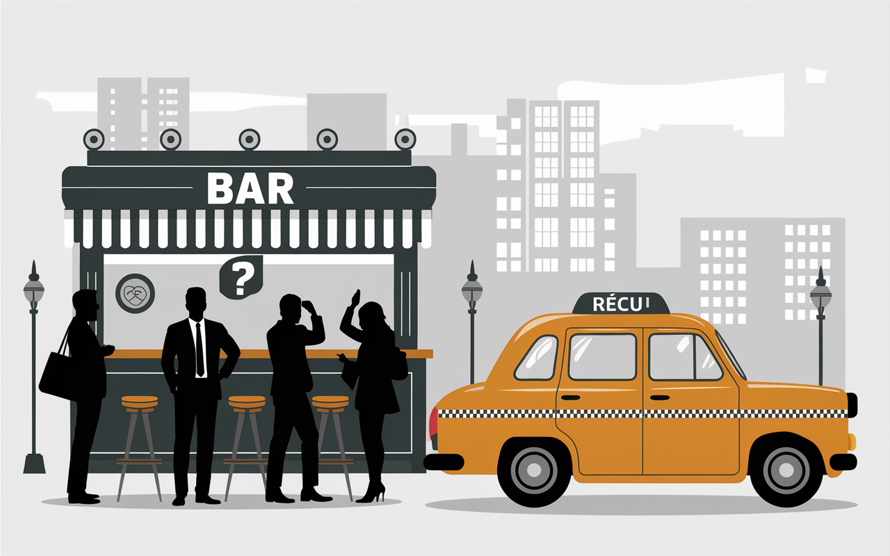 Prevention arnaques bar taxi recu securite Hongrie