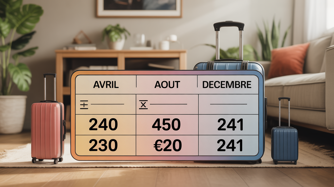 graphique comparatif prix vol dubai bali avril aout decembre