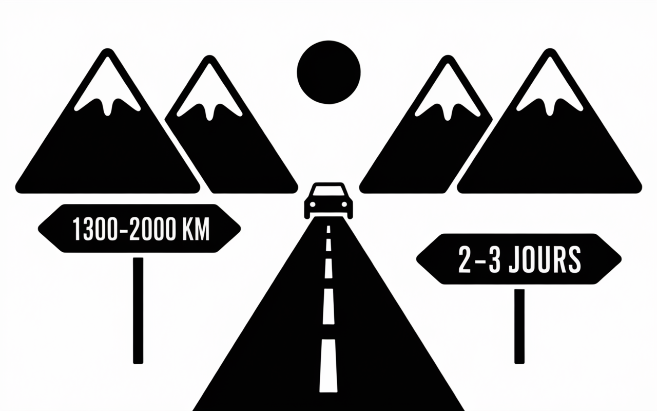 itineraire voiture france albanie distance duree