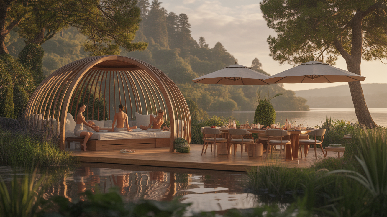Spa majordome table luxe Bali