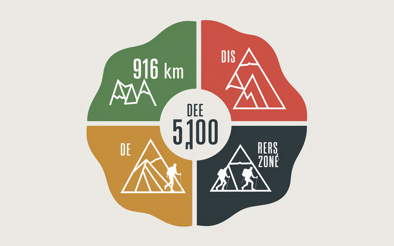 Carte étapes GR10 découpage Pyrénées