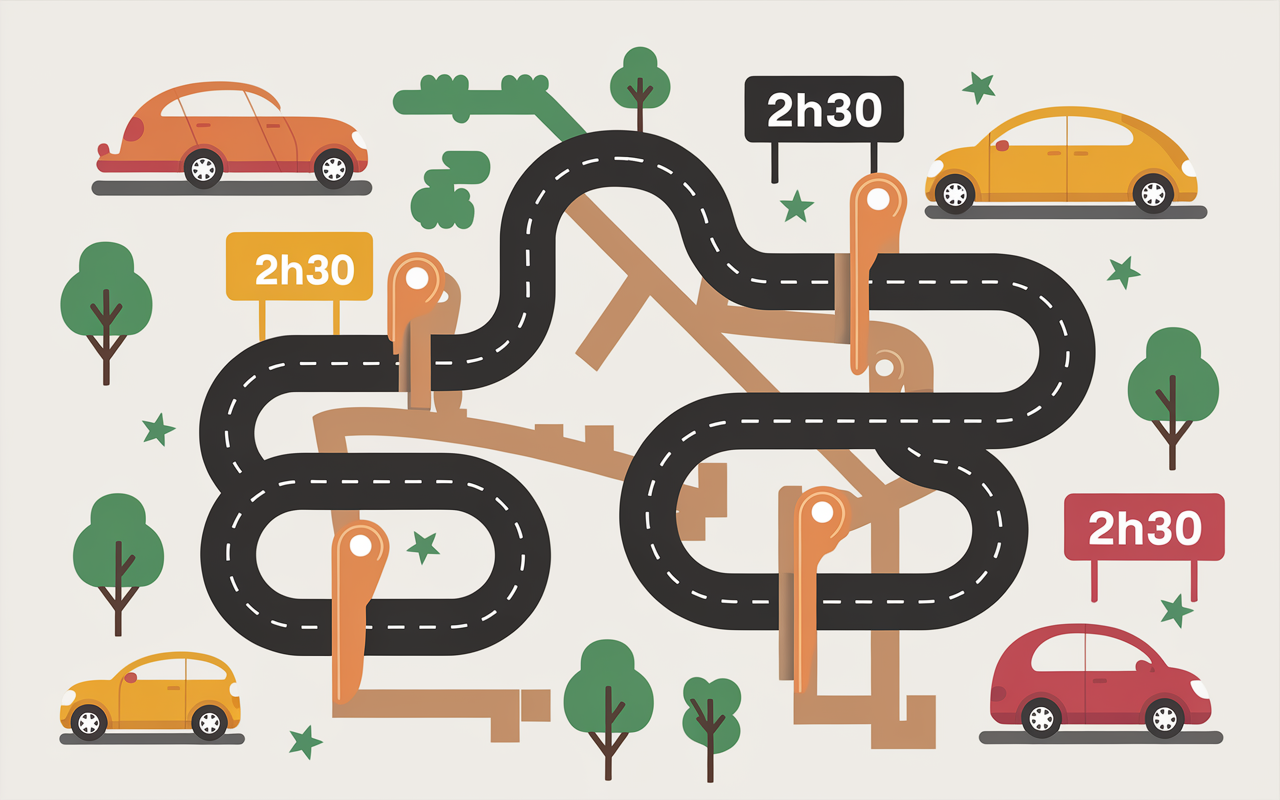 Itineraire boucle plages du Debarquement en 1 jour