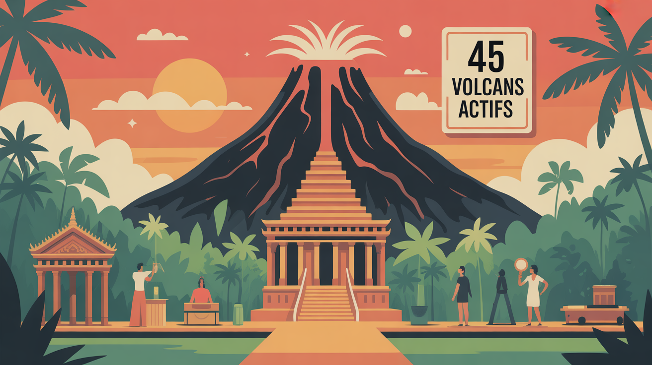 Java temples volcan sites incontournables nature