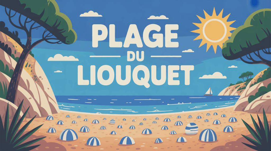 Plage du Liouquet galets falaises nature