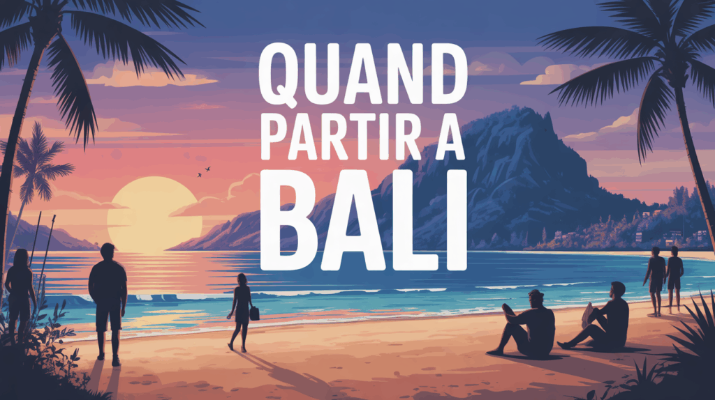 Paysage bali plage rizière montagne soleil climat
