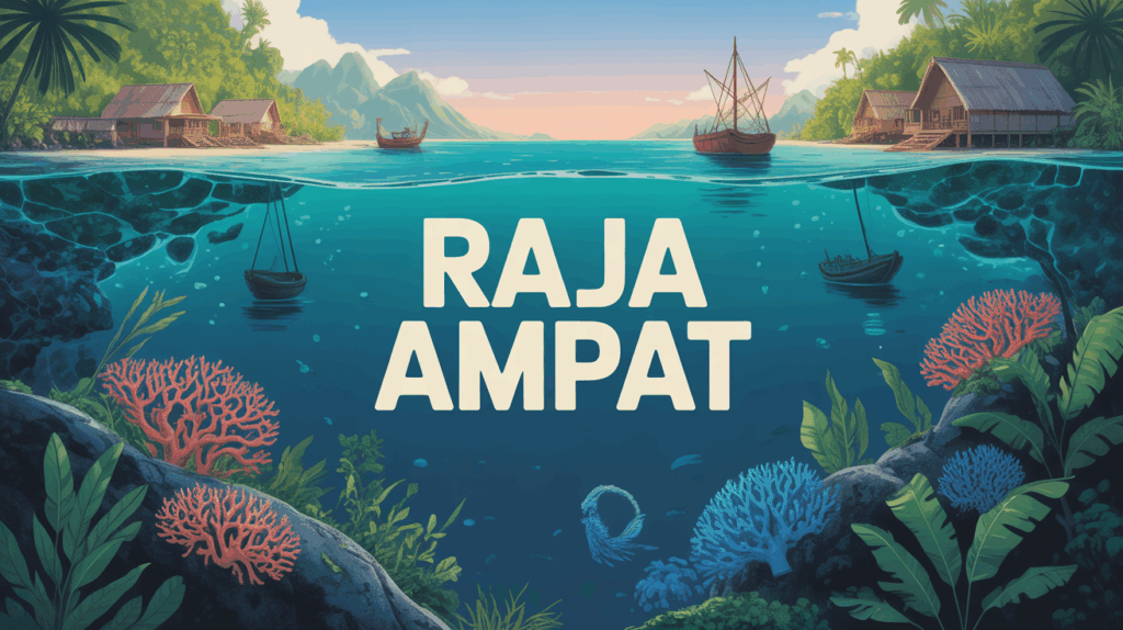 Archipel Raja Ampat eaux turquoise villages papous