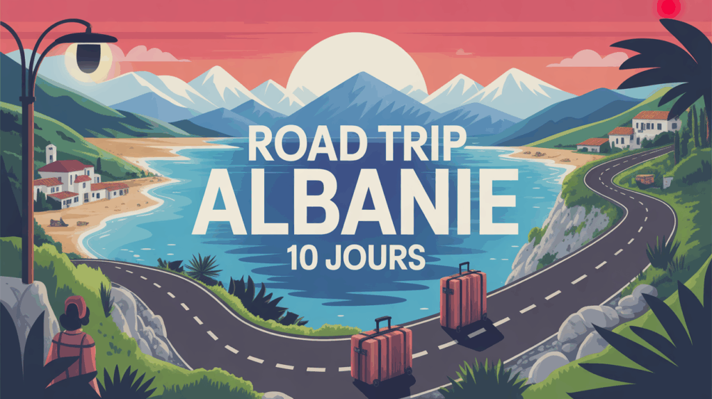 Image route sinueuse road trip Albanie 10 jours