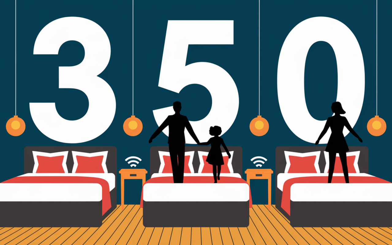 Chambre triple Ibis Budget wifi famille SEO