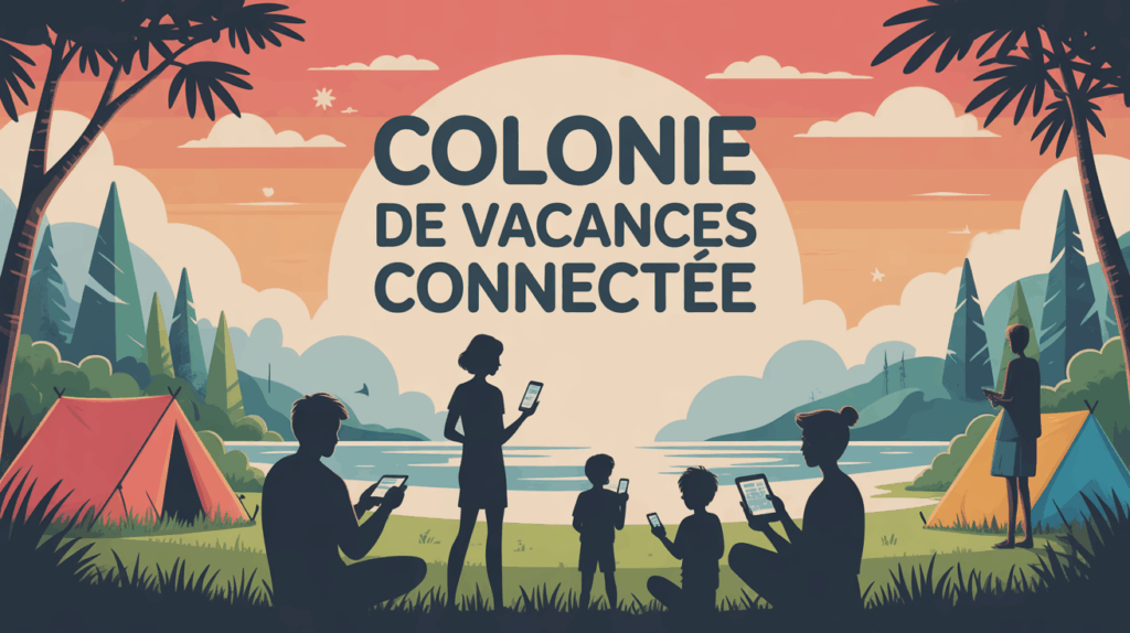Enfants et parents connectes sur RegardeMonSejour colonie vacances