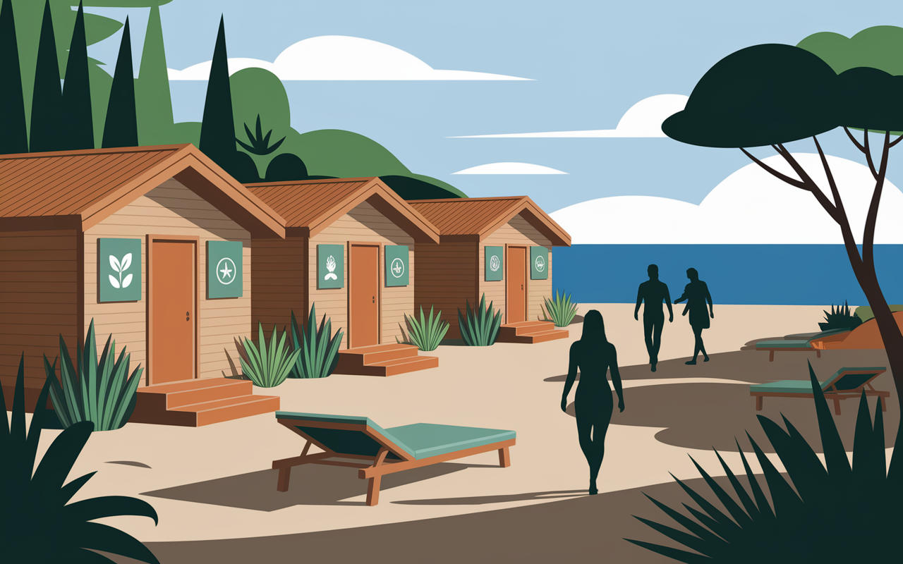 plage naturiste Corse domaine labels eco et accueil