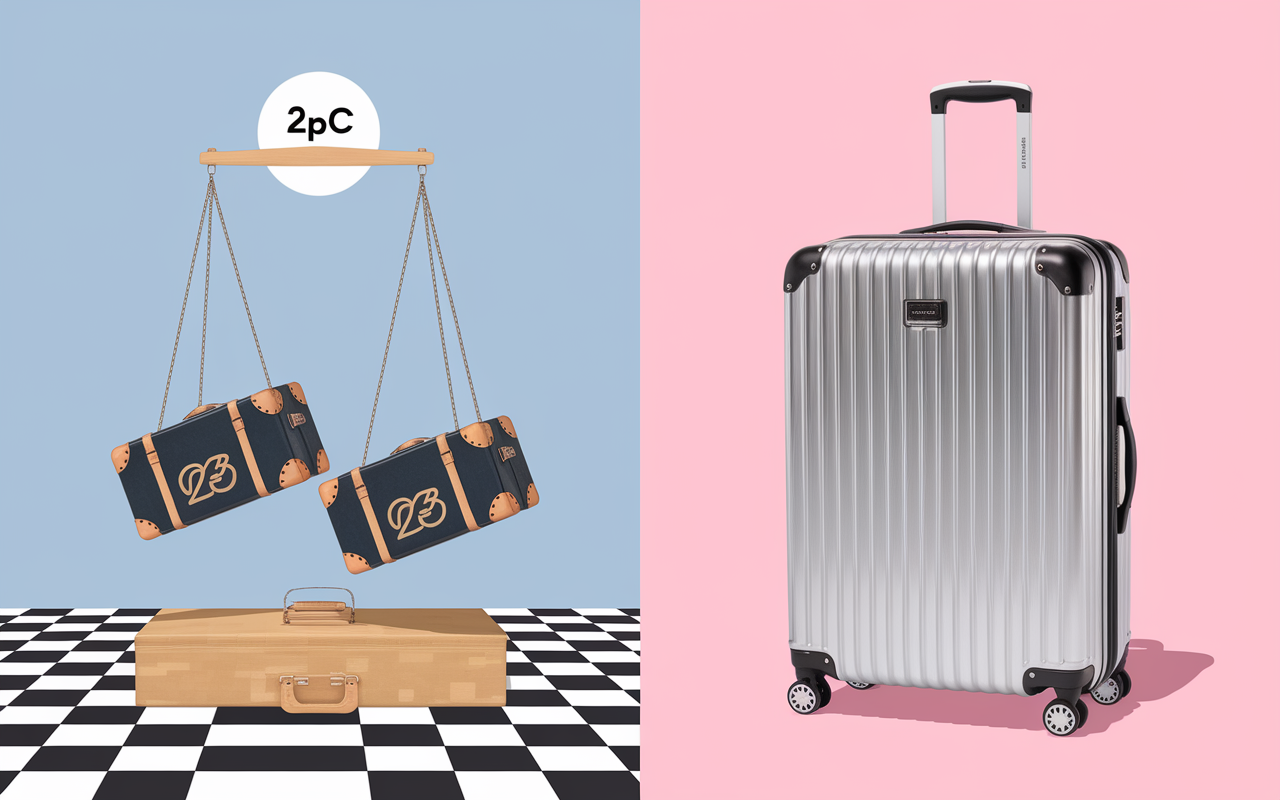 Comparatif Piece Concept 2PC valise Air Algérie