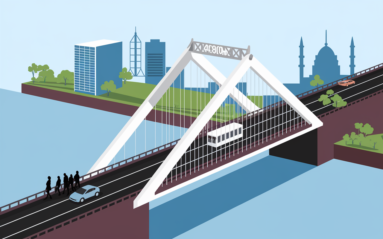 Pont Galata Istanbul avec tramway, piétons, pêcheurs