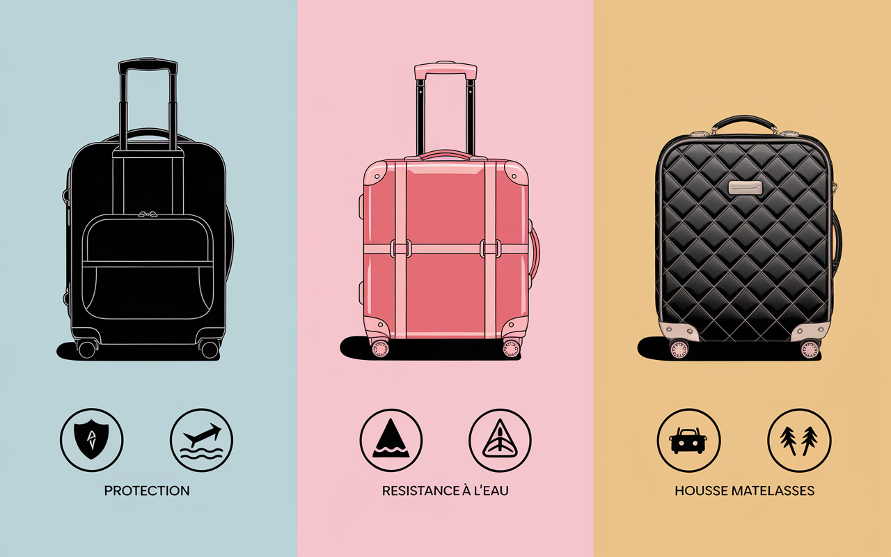 sac cabine valise housse matelassee choix protection ordinateur