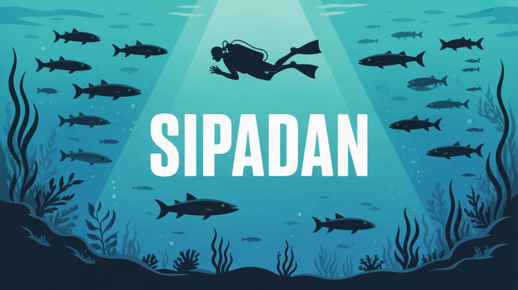 Fond marin Sipadan, barracudas plongée
