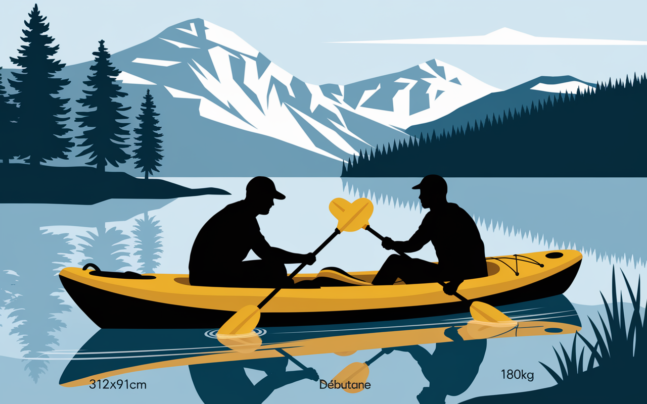 test installation kayak gonflable explorer k2