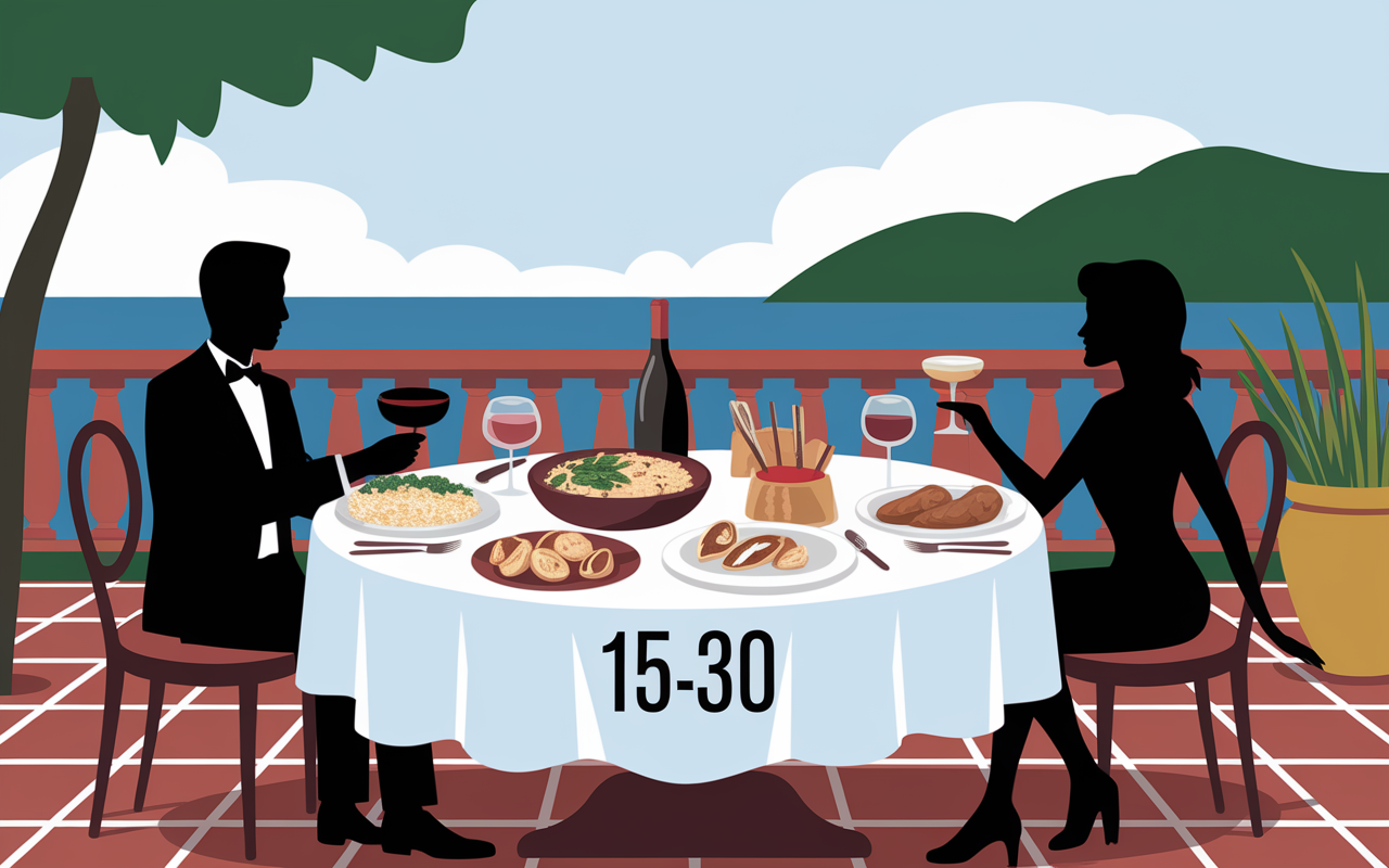 Table de spécialités culinaires Trapani Sicile