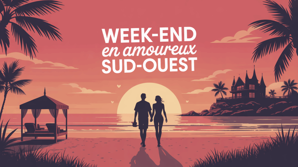 plage sud ouest couple cabane chateau spa