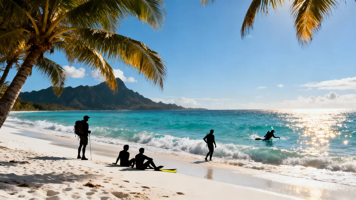 paysage plage montagne ile Maurice expatriation