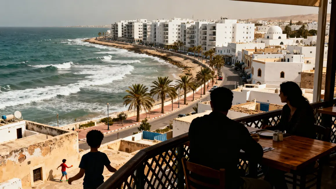 Vue Méditerranée appartements expatriés Tunisie