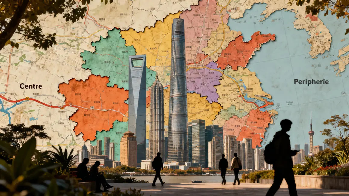Carte districts Shanghai