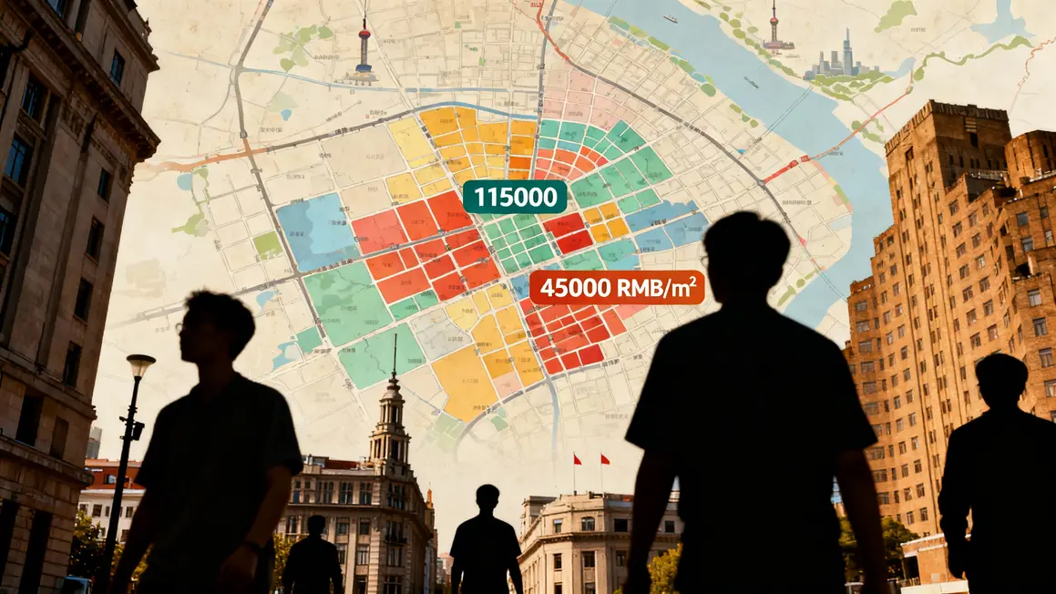 Carte des prix immobiliers Shanghai 2026