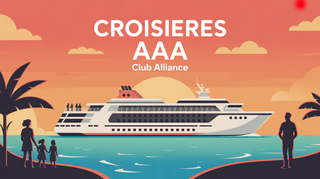 Paquebot Croisières AAA Club Alliance sur mer calme