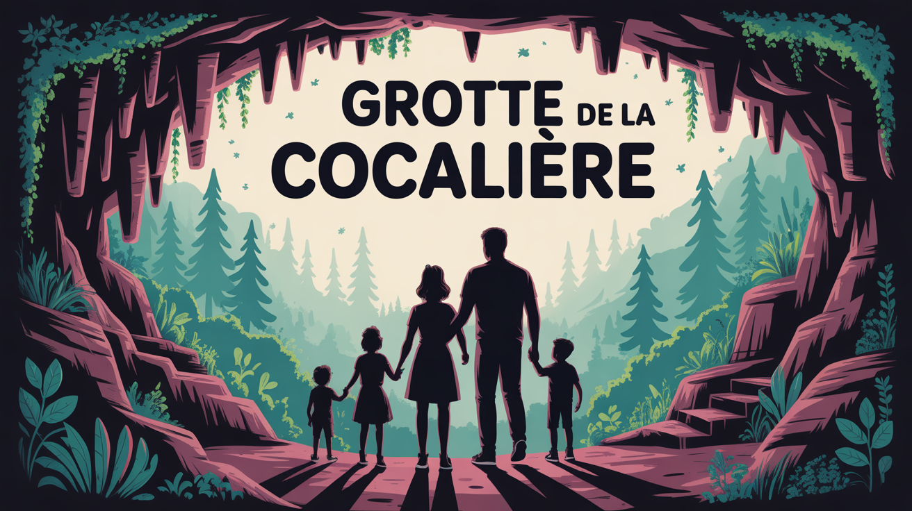 famille entrant grotte de la cocaliere cevennes