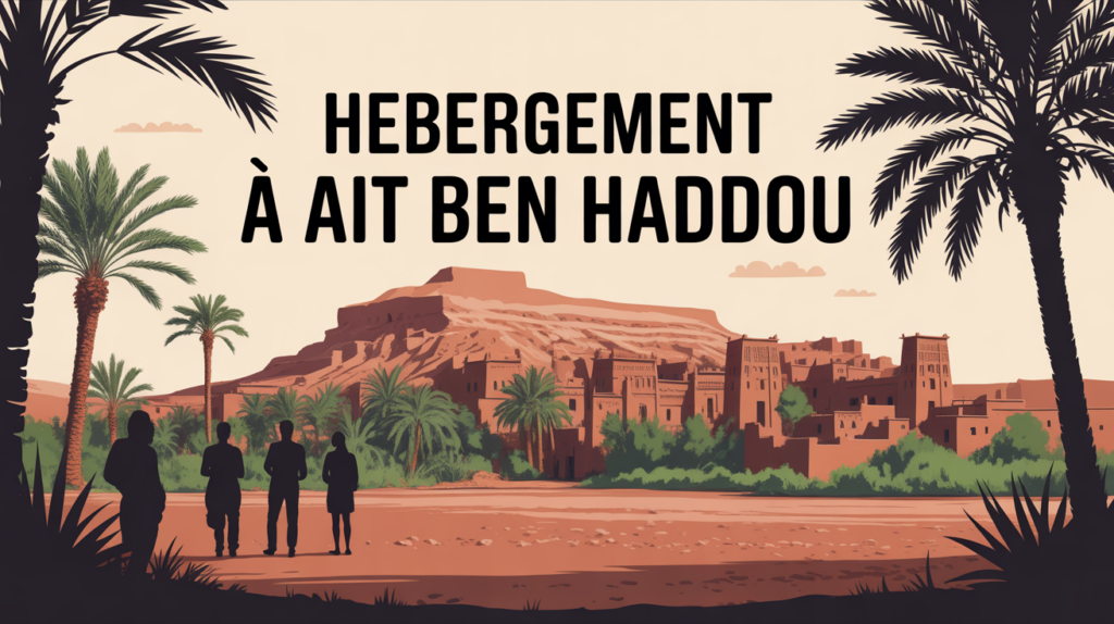 illustration ksar ait ben haddou hebergement voyage