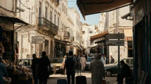 scene urbaine tanger securite voyageurs