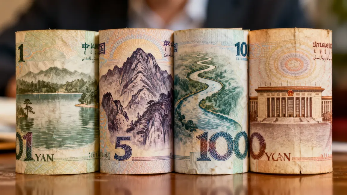 revers billets chinois paysages