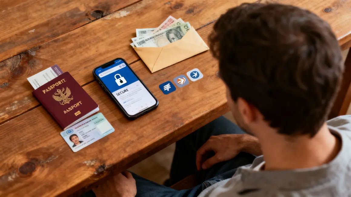 site sécurisé achat yuan passeport smartphone documents