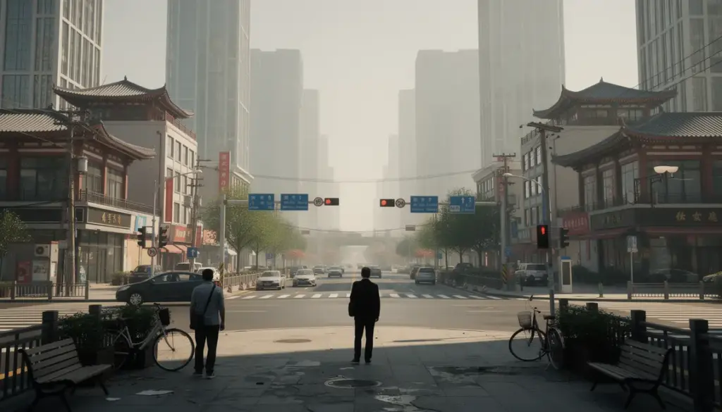 Vue urbaine Beijing Pekin capitale chinoise