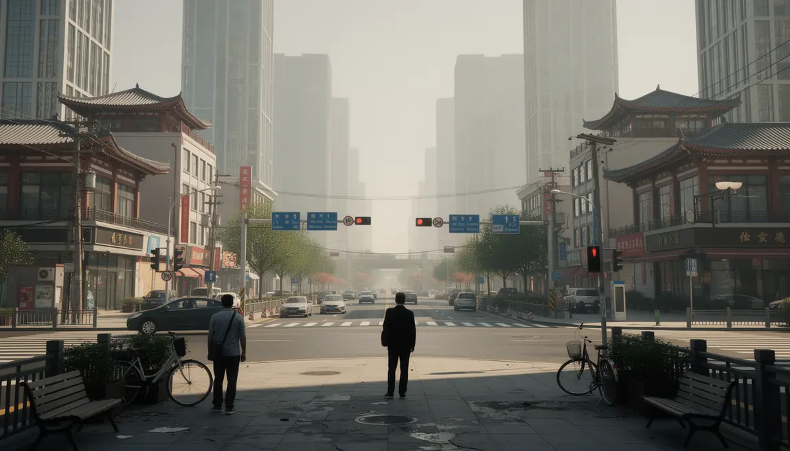 Vue urbaine Beijing Pekin capitale chinoise