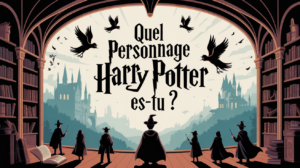 test personnage harry potter illustration salle magie